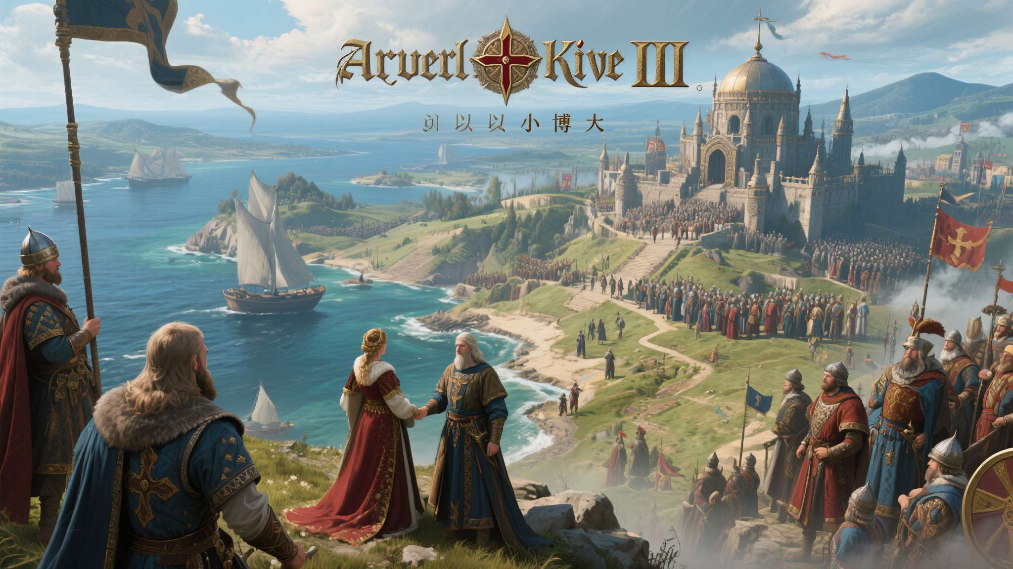 《十字军之王 III》主机版即将推出全新大型扩展包,带你看遍天下、执掌权柄 以一个典型的游戏案例为例:一名主机版玩家以北欧小国起家,通过联姻逐步渗透法兰克贵